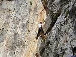 Rock climbing at Ymittos